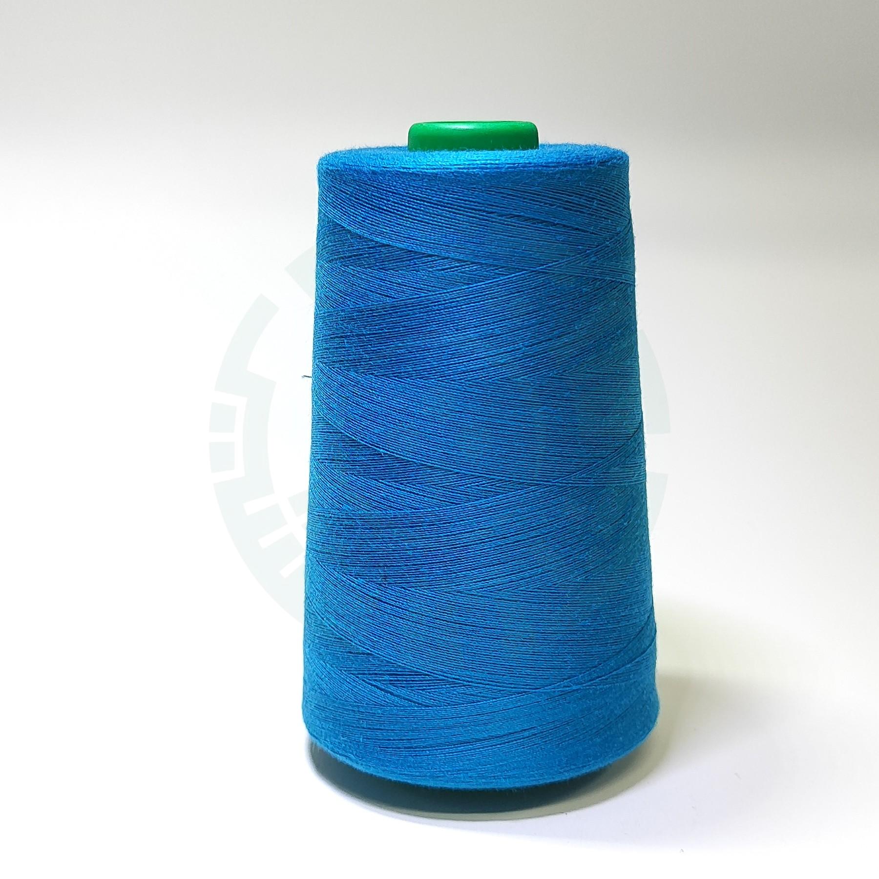 دوک پلی استر 5000 یارد رنگ آبی کد240