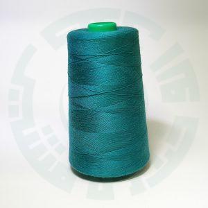 دوک پلی استر 5000 یارد رنگ آبی فیروزه ای کد519