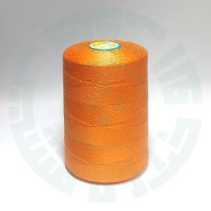 دوک پلی استر20/2 5000 یارد رنگ نارنجی کد448