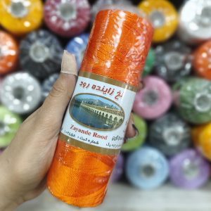نخ ابریشم دوک 200گرمی رنگ نارنجی کد448