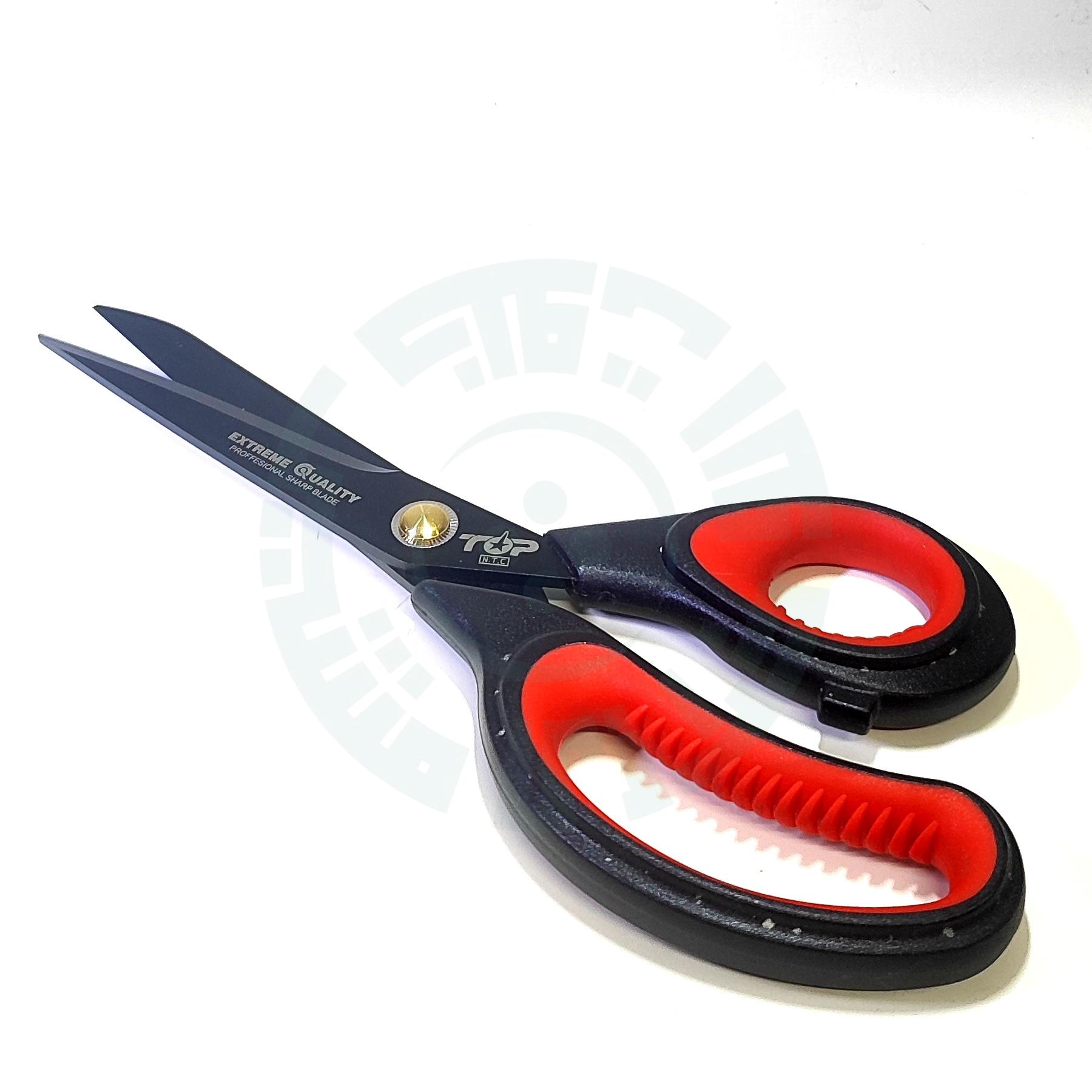 قیچی خیاطی تاپ (TOP) رنگ قرمز مشکی