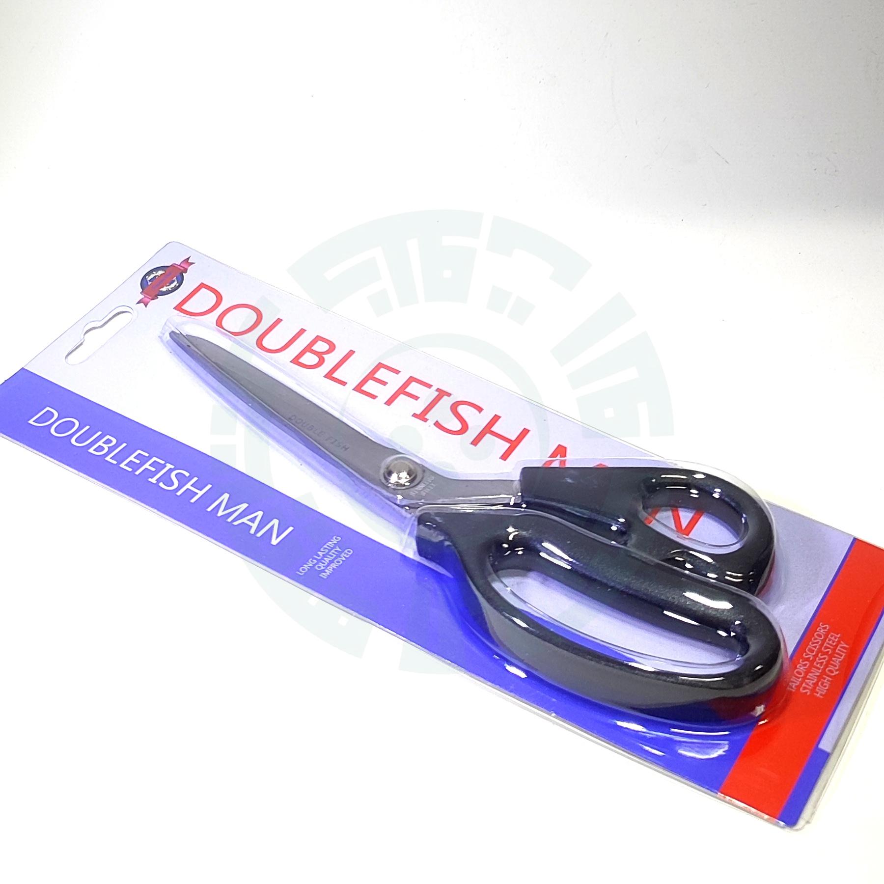 قیچی خیاطی دابل فیش من (DOUBLEFISH MAN) رنگ مشکی