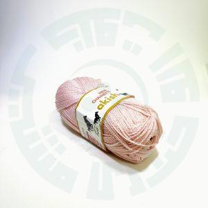 کاموا زنجیره آکیش چاینت(CHINETTE) رنگ صورتی کثیف (90گرمی)