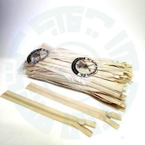 زیپ 20 سانت مخفی دنده 3 رنگ نسکافه ای کد340 (بسته100عددی)