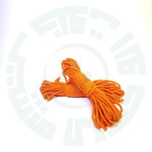 نخ مکرومه کتان تابیده 4 میل رنگ آجری (10متری)