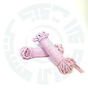 نخ مکرومه کتان تابیده 4 میل رنگ یاسی (10متری)