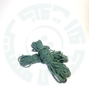 نخ مکرومه کتان تابیده 4 میل رنگ سبز کله غازی (10متری)