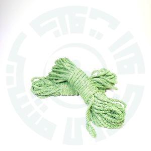 نخ مکرومه کتان تابیده 4 میل رنگ سبز روشن (10متری)