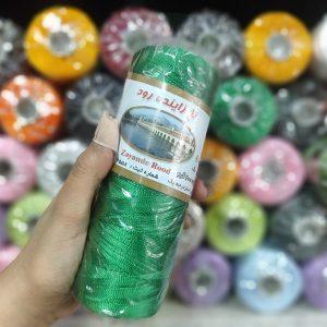 نخ ابریشم دوک 200گرمی رنگ سبز کد472