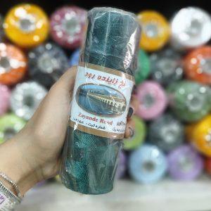 نخ ابریشم دوک 200گرمی رنگ سبز کد 496