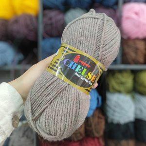 کاموا سوپر چلس (SUPER CHELLS) رنگ نسکافه ای (100گرمی)