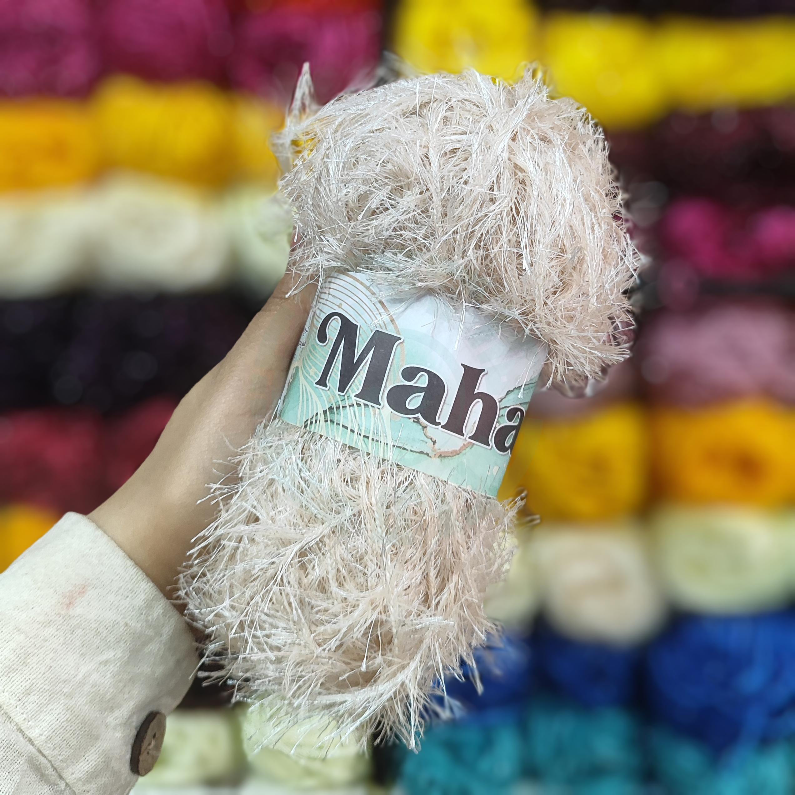 کاموا یوموش رنگ نسکافه ای (100گرمی)