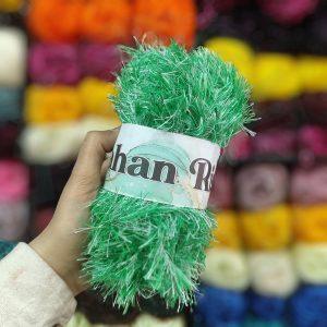 کاموا یوموش رنگ سبز اسپرت (100گرمی)