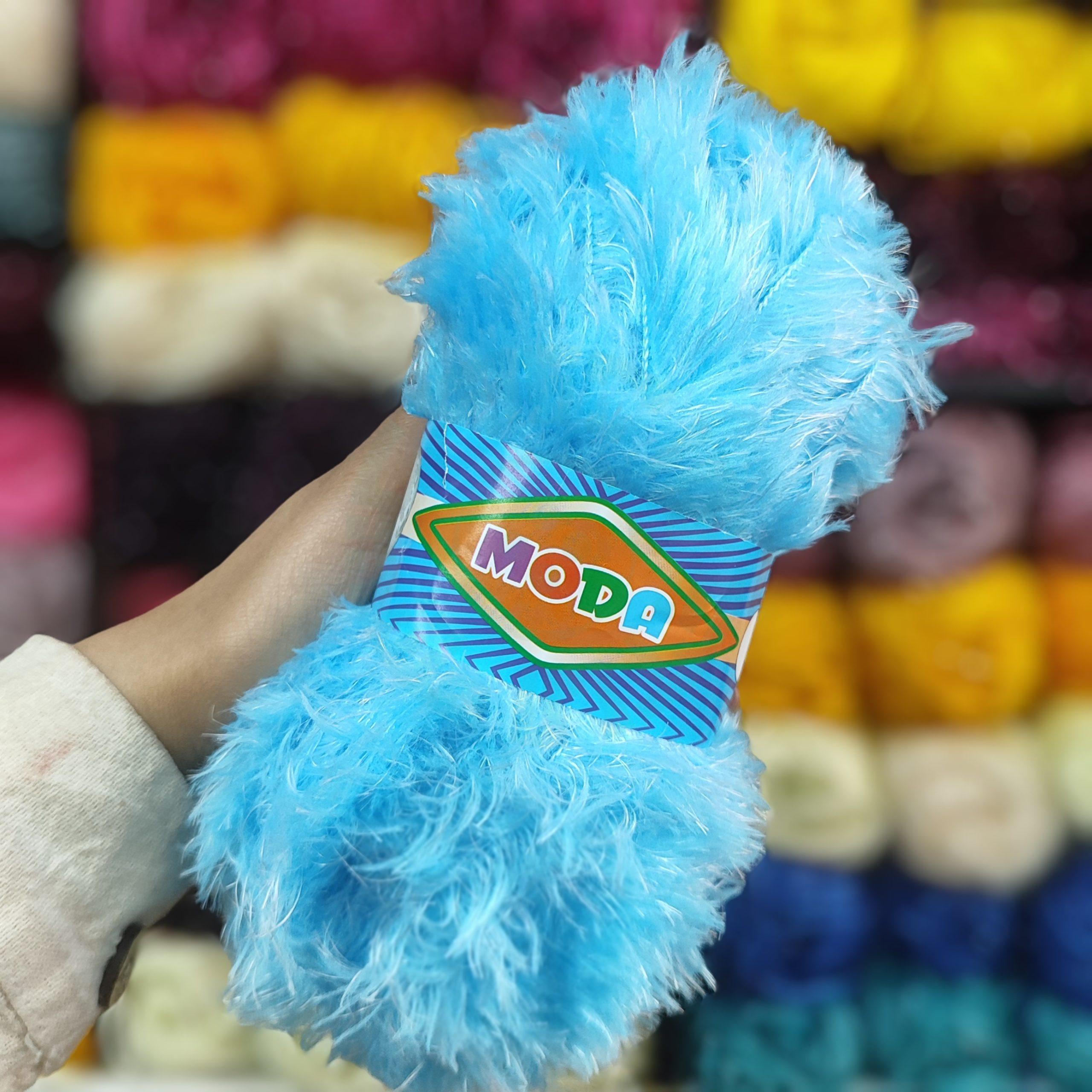 کاموا یوموش رنگ آبی (100گرمی)