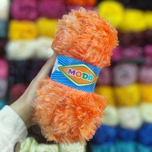 کاموا یوموش رنگ نارنجی اسپرت (100گرمی)