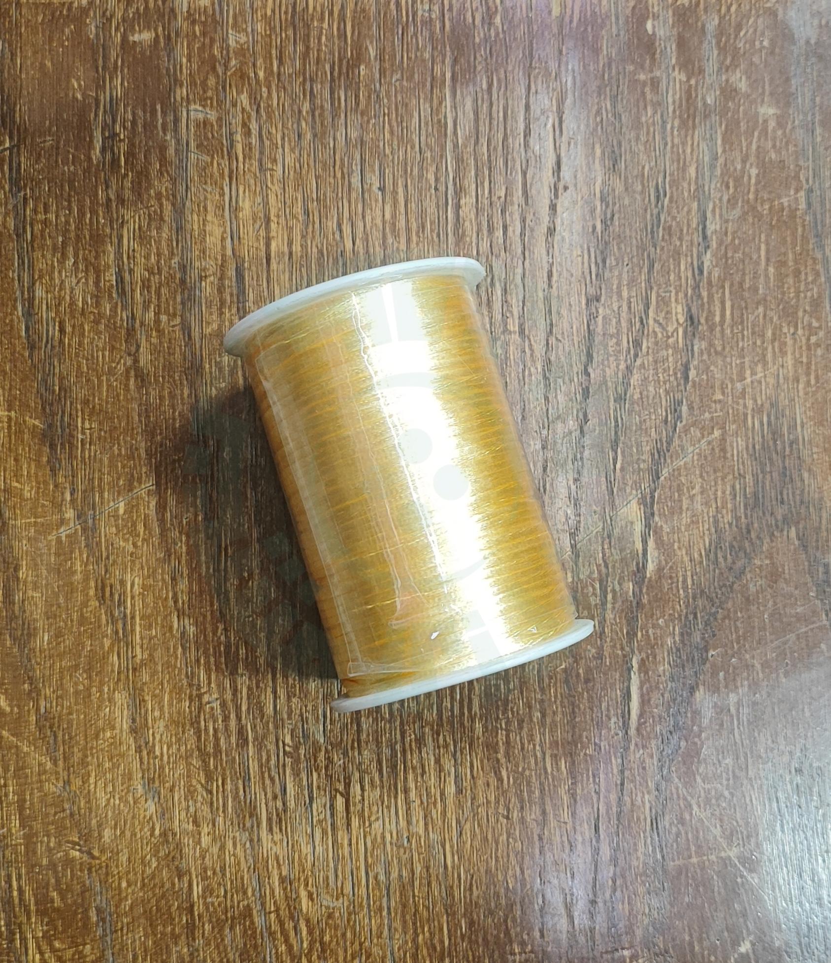 نخ قیطان ماکارون رنگ کرم (100یارد)