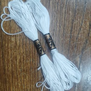 نخ گلدوزی (کوبلن دوزی) رنگ سفید