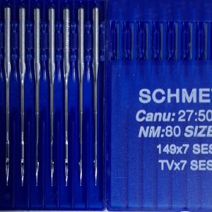سوزن چرخ صنعتی TV*7 سه قلاب SCHMETZ شماره 12 (بسته10عددی)