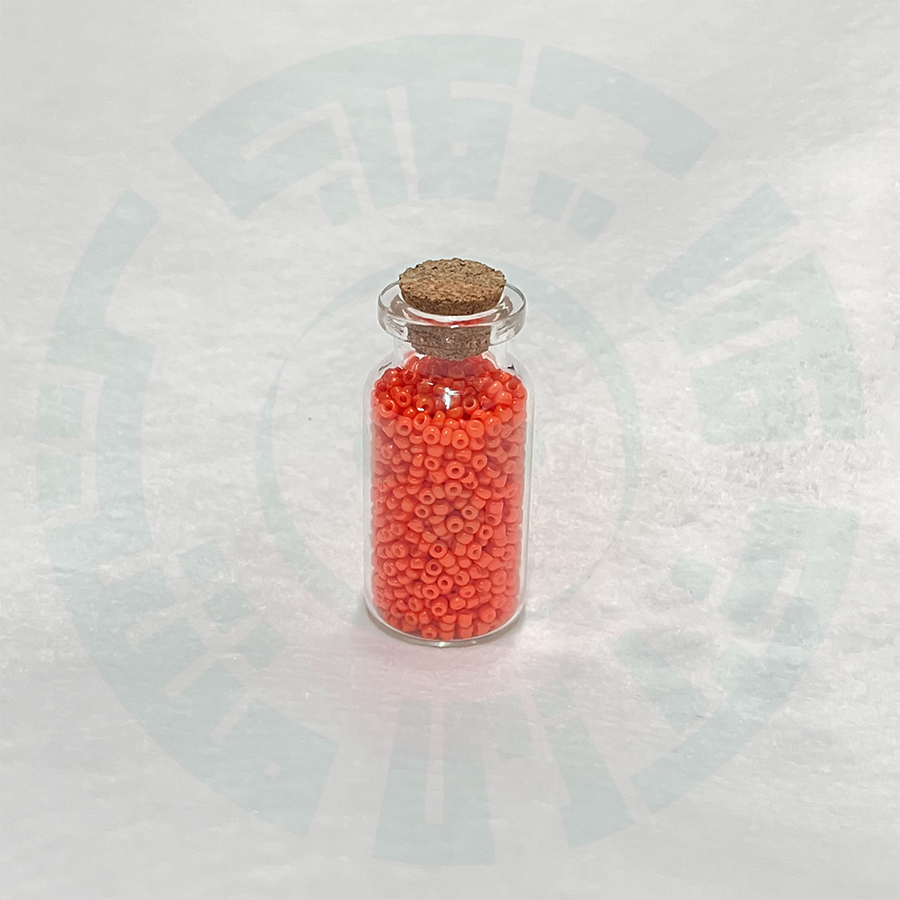 منجوق ریز رنگ نارنجی مات (30گرمی)
